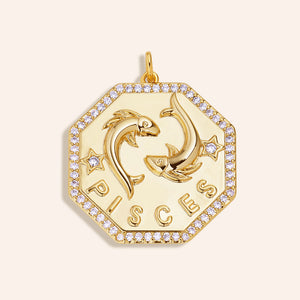 "Astro" Zodiac Medallion Charm