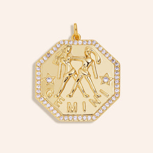 "Astro" Zodiac Medallion Charm