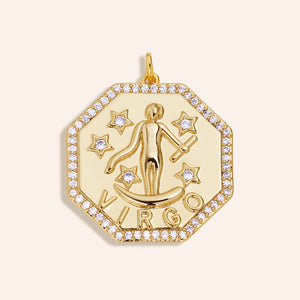 "Astro" Zodiac Medallion Charm