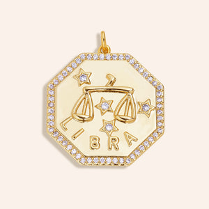 "Astro" Zodiac Medallion Charm