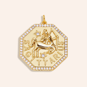 "Astro" Zodiac Medallion Charm