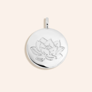 "Petite Fleur" Birth Flower Medallion Charm
