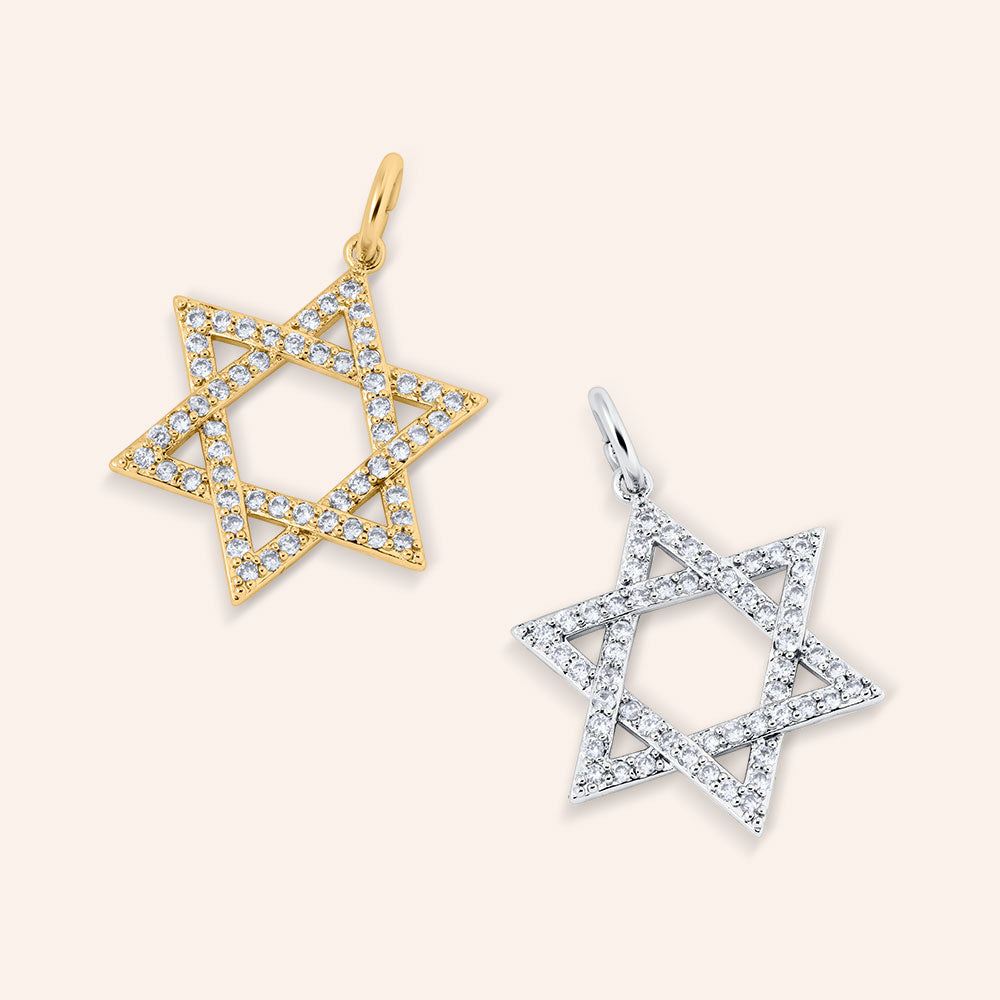 "Starlet" Pave Star Charm