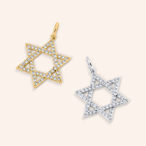 "Starlet" Pave Star Charm