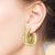 "Kayla" High Polish Statement 1" Hoop Earrings