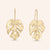 "Lily" High Polish Leaf Dangle Earrings