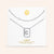 "Twin Token" Set of Two Initial Plate & Station Layering Necklaces