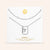 "Twin Token" Set of Two Initial Plate & Station Layering Necklaces