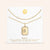 "Twin Token" Set of Two Baguette Initial Plate & Station Layering Necklaces