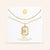 "Twin Token" Set of Two Baguette Initial Plate & Station Layering Necklaces
