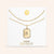 "Twin Token" Set of Two Baguette Initial Plate & Station Layering Necklaces