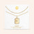 "Twin Token" Set of Two Baguette Initial Plate & Station Layering Necklaces