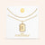 "Twin Token" Set of Two Baguette Initial Plate & Station Layering Necklaces