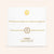 "Twin Token" Set of Two Initial Plate & Station Pull-tie Bracelets