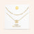 "Whispers" Set of Two Initial Cube & Clip Chain Layering Necklaces