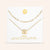 "Whispers" Set of Two Initial Cube & Clip Chain Layering Necklaces