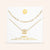 "Whispers" Set of Two Initial Cube & Clip Chain Layering Necklaces