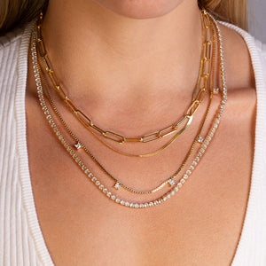 "Ellianna" Set of Two 1.2CTW Double Layered Necklaces