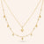 "Estrella" Set of Two 1.2CTW North Star and Stationed Layering Necklaces