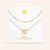 "Whispers" Set of Two Initial Cube & Clip Chain Layering Necklaces