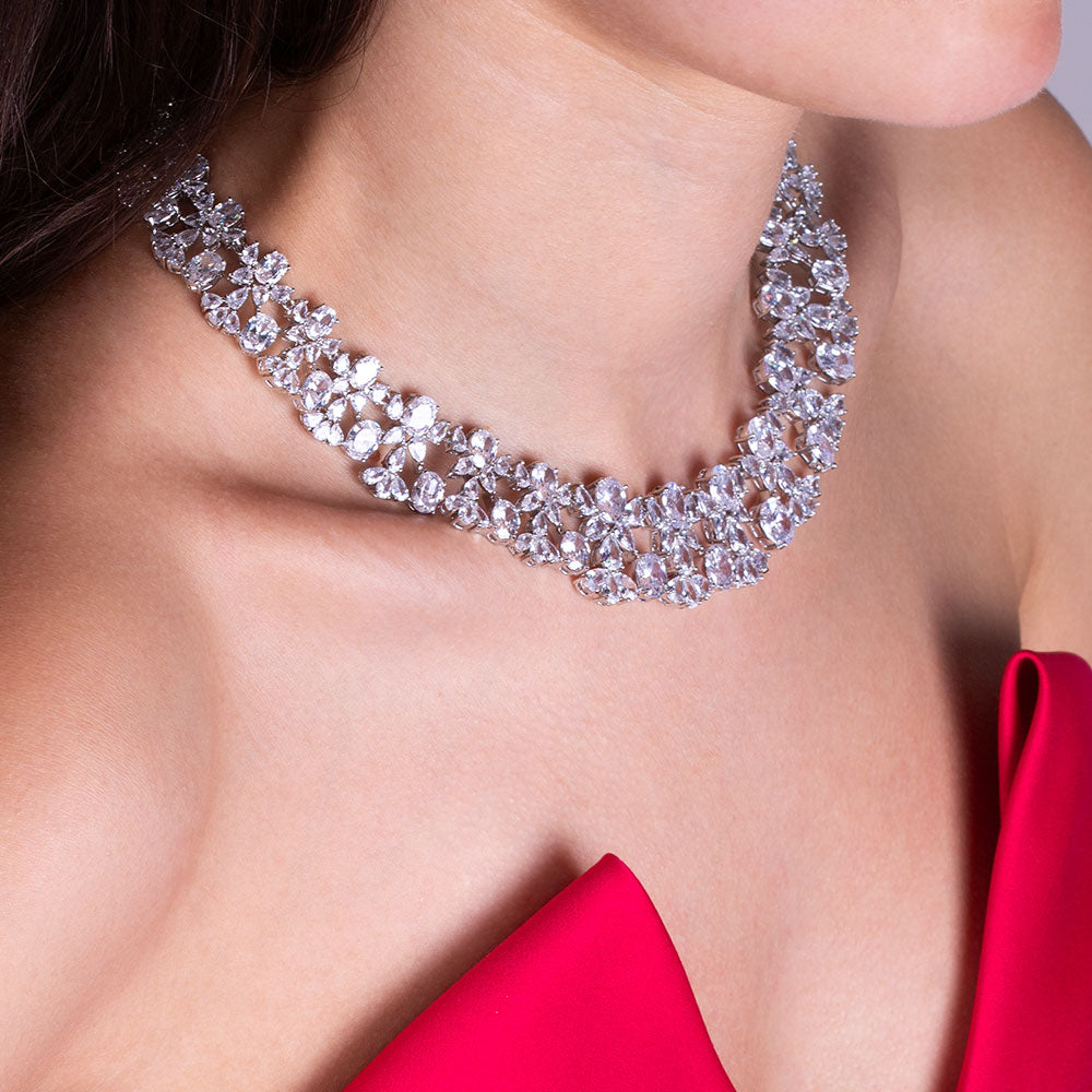 Statement collar necklace on sale