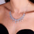 "Bedazzle" 52CTW Mixed-cuts & Pearls Statement Necklace and Earrings Set
