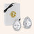 "Sydney" 11 CTW Hollow Pear Cut Statement Stud Earrings