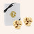 "What's Knot to Love" High Polished Stud Statement Earrings