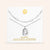 "DS Bubbly" Set of Two Initial Letter & Clip Chain Layering Necklace
