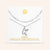 "DS Bubbly" Set of Two Initial Letter & Clip Chain Layering Necklace