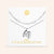"DS Bubbly" Set of Two Initial Letter & Clip Chain Layering Necklace
