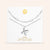 "DS Bubbly" Set of Two Initial Letter & Clip Chain Layering Necklace