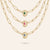 "It's About You" Rondelle Birthstone  Necklace