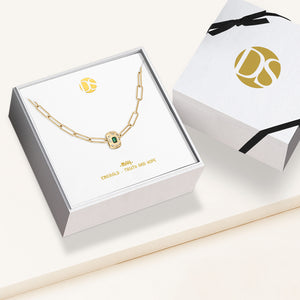 "It's About You" Rondelle Birthstone  Necklace