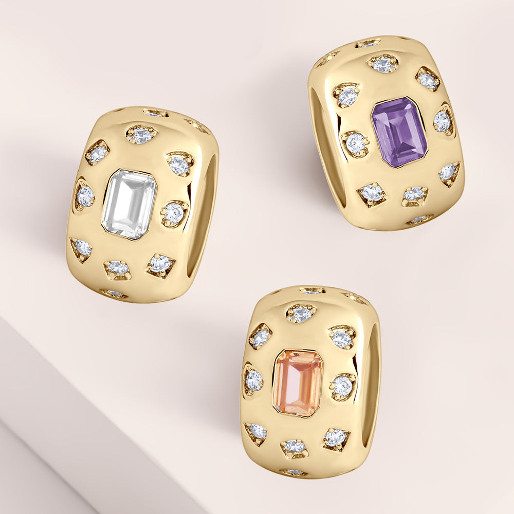 "It's About You" Rondelle Birthstone Charm