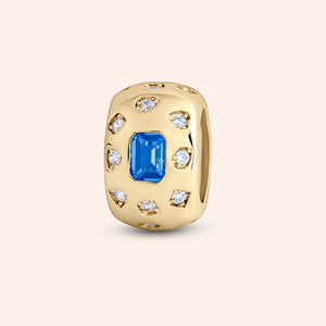 "It's About You" Rondelle Birthstone Charm