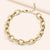 "Chain Reaction" High Polished Oval Link Chain Bracelet