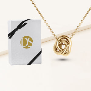 "Eternal Bond" High Polished Pendant Necklace