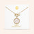 "Stellar Me" Mother of Pearl Reversible Medallion Necklace