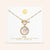 "Stellar Me" Mother of Pearl Reversible Medallion Necklace