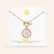 "Stellar Me" Mother of Pearl Reversible Medallion Necklace