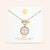 "Stellar Me" Mother of Pearl Reversible Medallion Necklace