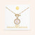 "Stellar Me" Mother of Pearl Reversible Medallion Necklace