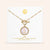 "Stellar Me" Mother of Pearl Reversible Medallion Necklace