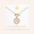 "Stellar Me" Mother of Pearl Reversible Medallion Necklace