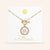 "Stellar Me" Mother of Pearl Reversible Medallion Necklace