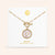 "Stellar Me" Mother of Pearl Reversible Medallion Necklace