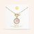 "Stellar Me" Mother of Pearl Reversible Medallion Necklace