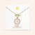 "Stellar Me" Mother of Pearl Reversible Medallion Necklace