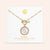 "Stellar Me" Mother of Pearl Reversible Medallion Necklace